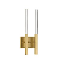 Benicio 4-Light LED Bathroom Vanity Light in Brushed Gold