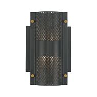 Westcliffe 2-Light LED Wall Sconce in Black