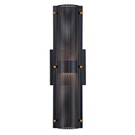 Westcliffe 2-Light LED Wall Sconce in Black