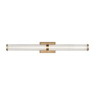 Syden LED Bath Wall Sconce in Satin Brass by Visual Comfort Studio