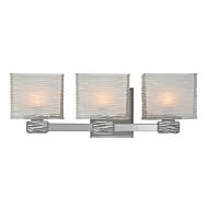 Hudson Valley Hartsdale 3 Light 19 Inch Bathroom Vanity Light in Satin Nickel