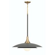 Welsh 1-Light LED Pendant in Gray