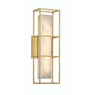 Blakley 1-Light LED Outdoor Wall Sconce in Gold