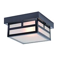 Artisan 1-Light Matte Black Flushmount Ceiling Light