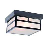 Artisan 2-Light Matte Black Flushmount Ceiling Light