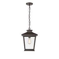 Bellman One Light Outdoor Hanging Lantern in Powder Coat Bronze by Millennium