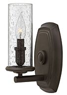 Hinkley Dakota 1-Light Wall Sconce In Oil Rubbed Bronze