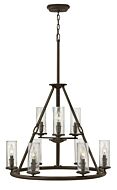 Hinkley Dakota 9-Light Chandelier In Oil Rubbed Bronze