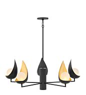 Hinkley Ren by Lisa McDennon 5 Light Chandelier in Black