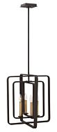 Hinkley Quentin 4-Light Chandelier In Buckeye Bronze