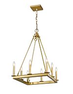 Z-Lite Barclay 8-Light Chandelier In Olde Brass