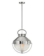 Hinkley Crew 1-Light Pendant In Polished Nickel