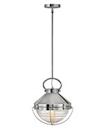 Hinkley Crew 1-Light Pendant In Polished Nickel