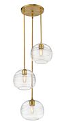 Z-Lite Harmony 3-Light Pendant Light In Olde Brass