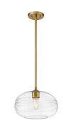 Z-Lite Harmony 1-Light Pendant Light In Olde Brass