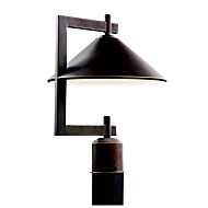 Kichler Ripley Outdoor Post Lantern in Olde Bronze