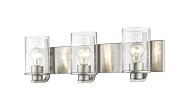 Z Lite Beckett 3 Light Bathroom Vanity Light In Brushed Nickel