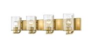 Z-Lite Beckett 4-Light Bathroom Vanity Light In Olde Brass