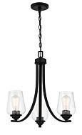 Minka Lavery Shyloh 3 Light Chandelier in Coal