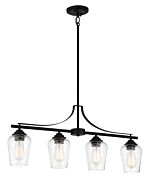 Minka Lavery Shyloh 4 Light Ceiling Light in Coal