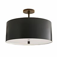 Arteriors Tarbell Drum Ceiling Light in Bronze