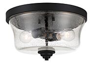 Minka Lavery Shyloh 2 Light Ceiling Light in Coal