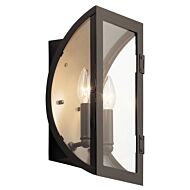 Kichler Narelle 2 Light 14 Inch Outdoor Light in Olde Bronze