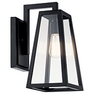 Delison One Light Outdoor Wall Mount in Black by Kichler