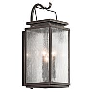 Kichler Manningham 3 Light 22.25 Inch Large Outdoor Wall in Olde Bronze