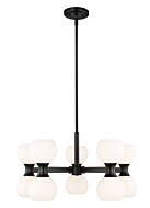 Artemis 10-Light Chandelier in Matte Black