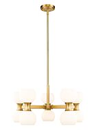 Artemis 10-Light Chandelier in Modern Gold