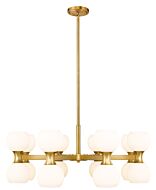 Artemis 16-Light Chandelier in Modern Gold