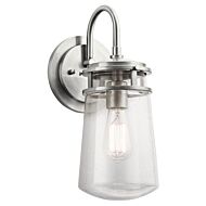 Kichler Lyndon 15 Inch Outdoor Wall Lantern in Brushed Aluminum