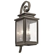 Kichler Wiscombe Park 4 Light Large Outdoor Wall in Olde Bronze