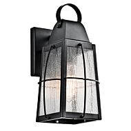 Kichler Tolerand 1 Light 12 Inch Outdoor Medium Wall in Textured Black