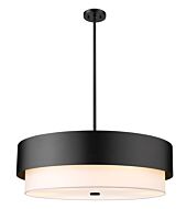 Counterpoint 6-Light Pendant in Matte Black