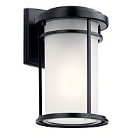 Toman LED Outdoor Wall Mount in Black by Kichler