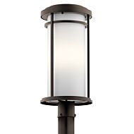 Toman 1-Light LED Outdoor Post Mount in Olde Bronze