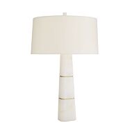 Dosman One Light Table Lamp in White by Arteriors