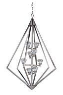 Craftmade Radiante 8 Light 27 Inch Foyer Light in Brushed Polished Nickel