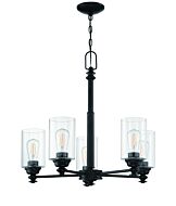 Craftmade Dardyn 5 Light Mini Pendant in Flat Black