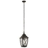 Kichler Tangier 18.75 Inch Outdoor Hanging Pendant in Olde Bronze