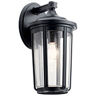 Fairfield One Light Outdoor Wall Mount in Black by Kichler