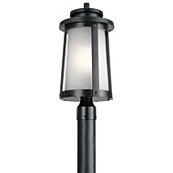 Kichler Harbor Bay Outdoor Post Mount 1 Light in Black