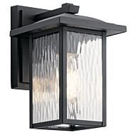 Kichler Capanna Outdoor Wall 1 Light in Textured Black