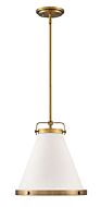 Hinkley Lexi 1-Light Pendant In Lacquered Brass