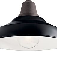 Kichler Pier 16 Inch Outdoor Light in Black