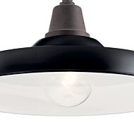 Kichler Pier 16 Inch Outdoor Light in Black