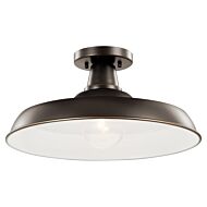 Kichler Pier 17 Inch Outdoor Light in Olde Bronze