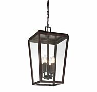 Savoy House Milton 4 Light Outdoor Hanging Lantern in English Bronze